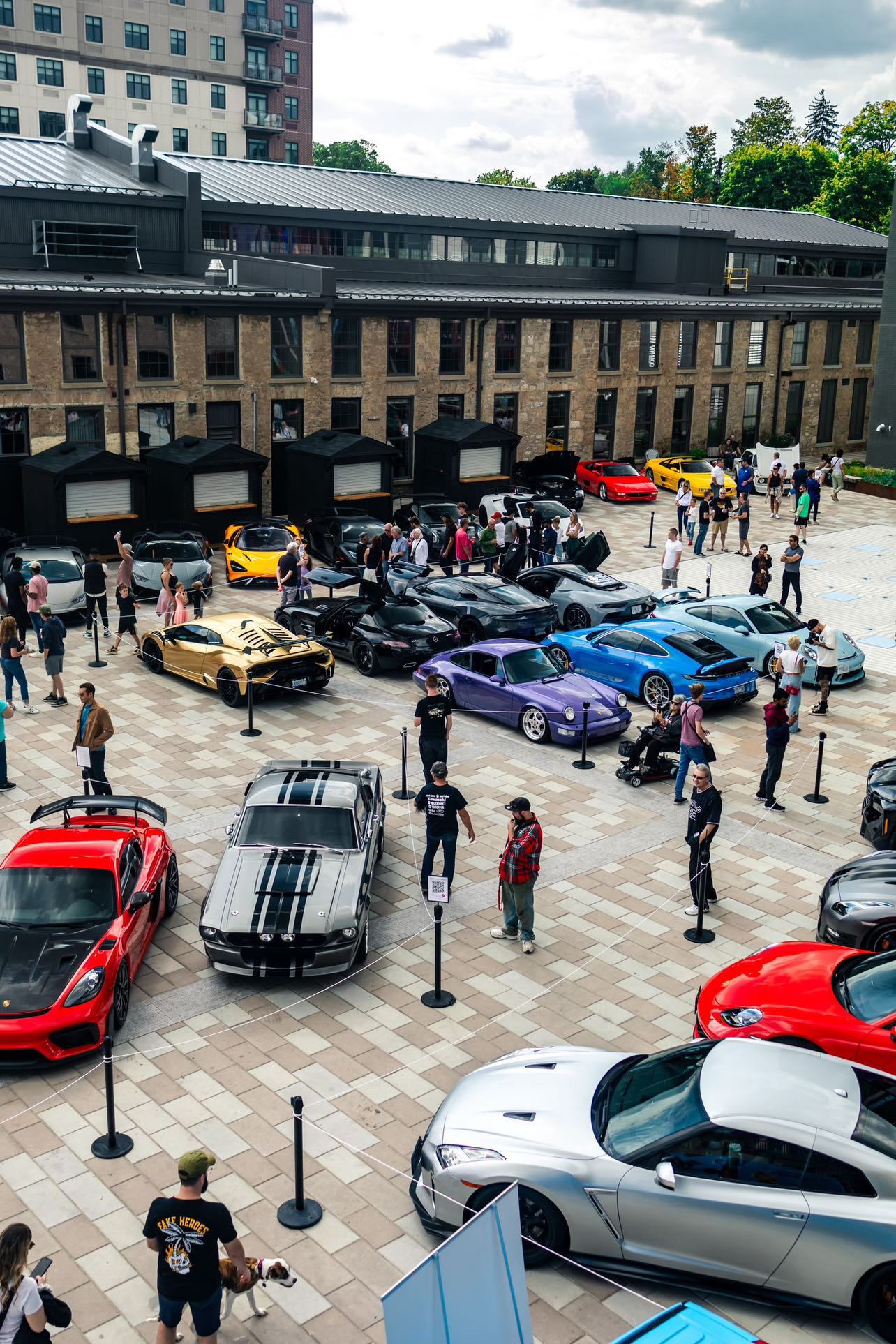 Line of builds at the 2023 show